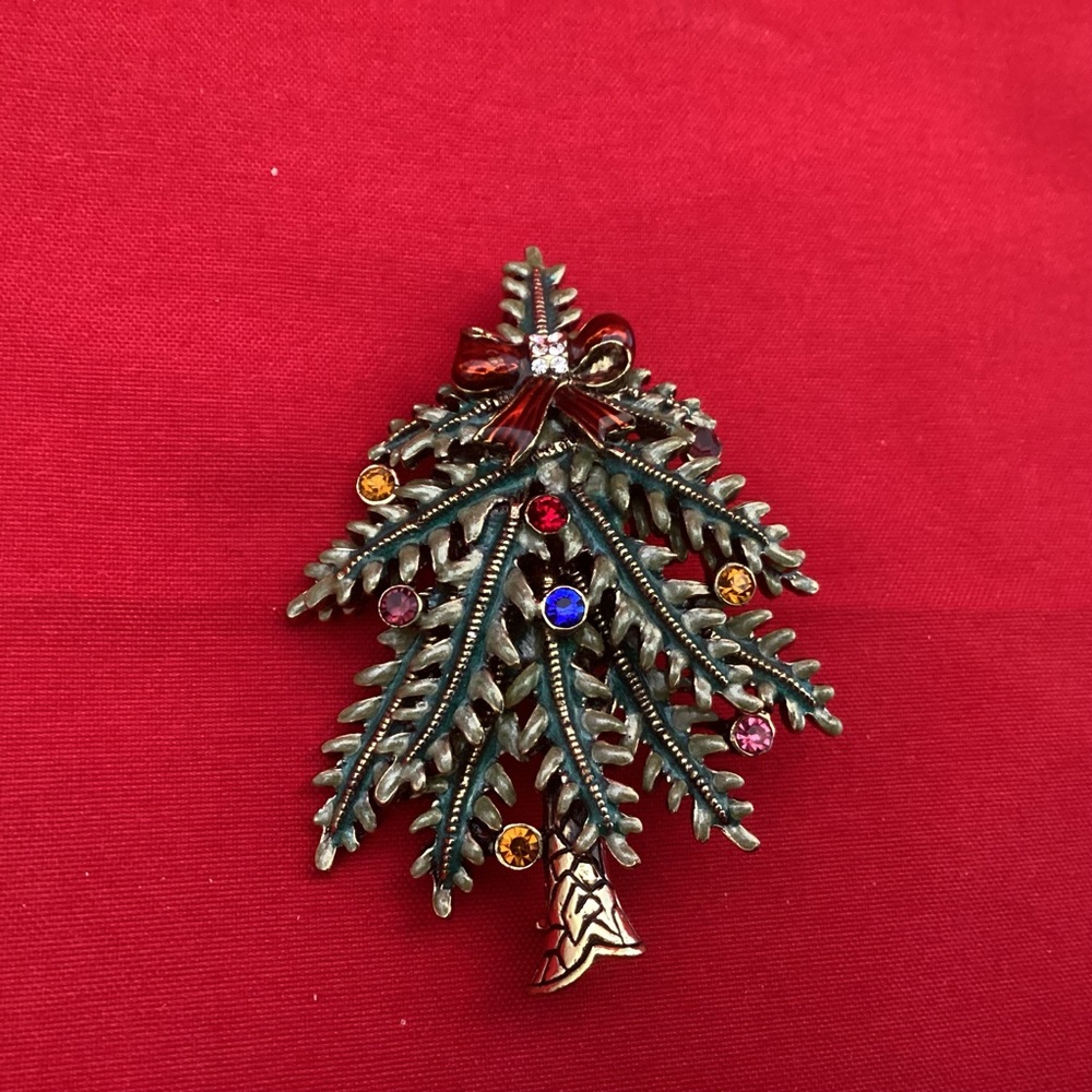 Vintage Avon enamel Christmas 1st annual 2004 brooch